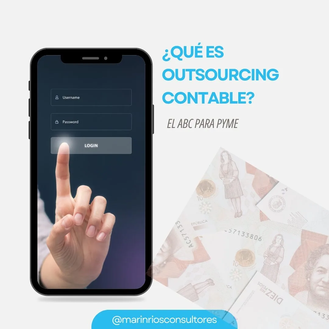 Equipo de outsourcing contable trabajando con los números de una pyme