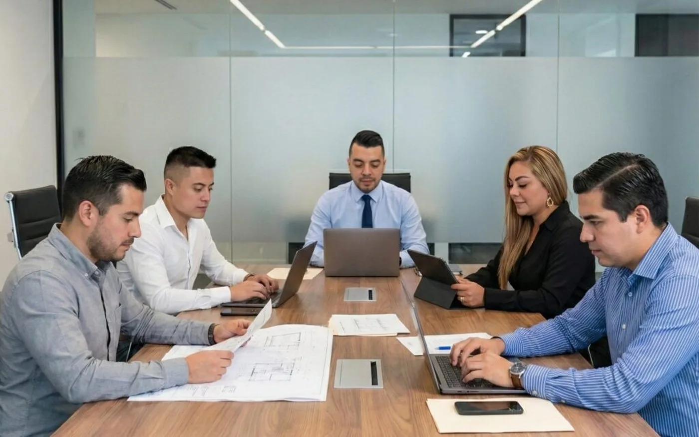 Equipo de Marín Ríos Consultores revisando obligaciones tributarias